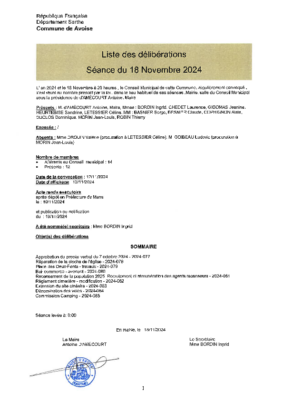 202411 LISTE DELIBERATION